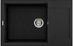 Мойка гранитная ELLECI  EASY 310, 780х500х215, цвет nero 40