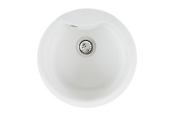 Мойка гранитная круглая ELLECI Ego Round 485х485х230, цвет  titano 68