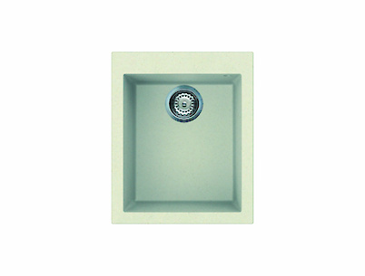 Мийка гранітна Ellice Q100 410х500х220, колір bianco antico 62