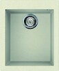 Мойка гранитная Ellice Q100 410х500х220, цвет bianco antico 62