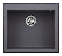 Мойка гранитная Ellice Q105 570х500х220, цвет titanium 73