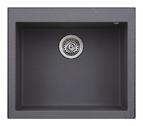 Мойка гранитная Ellice Q105 570х500х220, цвет titanium 73