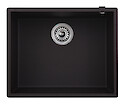 Мойка гранитная Ellice Q105 под столешницу 540х440х220, цвет espresso 78