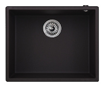 Мойка гранитная Ellice Q105 под столешницу 540х440х220, цвет espresso 78