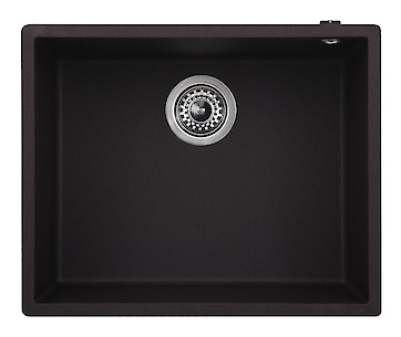 Мийка гранітна Ellice Q105 під стільницю 540х440х220, колір espresso 78