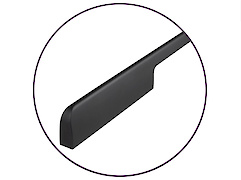 Ручка профіль Virno Lines 406/1024, чорний матовий