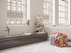 Ручка профиль Virno Lines 406/1024, хром