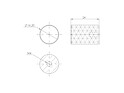 Мебельная кнопка ручка Virno Lines 407, черный