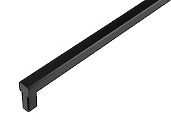 Мебельная рейлинговая ручка Virno Lines 409/960, черный