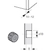 Комплект монтажный для тонких дверей TopLine L v2.0 Hettich толщина двери 10-12 мм (9277153)
