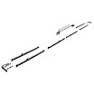 Комплект демпферов Hettich Silent System TopLine XL v2.0 для шкафа с 3 дверьми, вес 30-80 кг, с центральным демпфером (9276643)