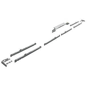 Комплект демпферов Hettich Silent System TopLine XL v2.0 для шкафа с 3 дверьми, вес 30-80 кг, с центральным демпфером (9276643)