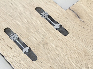 Мебельные стяжки для деревянных полок и столешниц