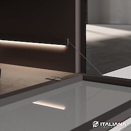 Механизм KIARO Italiana Ferramenta для открывания фасада вниз