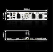 Выключатель сенсорный с диммером DP-01-D-10A для профиля LED 10А DC12V