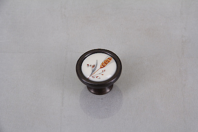 Меблева ручка Giusti РГ 21 P17.01.81.B1G чорна бронза