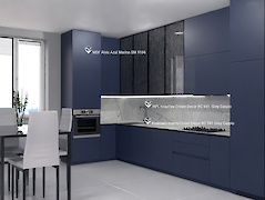 фасади з МДФ Alvic Zenit Supermatt  Azul Marino