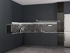 фасади MDF панели REHAU Brilliant noble matt Gaslit Alley 2459L 19.0 МТ