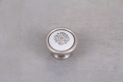 Меблева ручка Giusti РГ 25 P17.20.A9.15G старе срібло