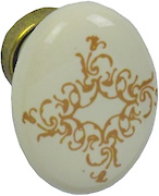 Меблева ручка-кнопка Giusti РГ 14 P02.01.68.D1G старе золото