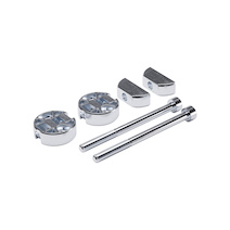 Меблева стяжка для тонкої стільниці (компакт-плити) K TOP d=20мм Italiana Ferramenta (к-т 2 шт), цинк