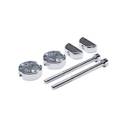 Меблева стяжка для тонких стільниць (компакт-плити) K TOP d=20мм Italiana Ferramenta (к-т 2 шт), цинк