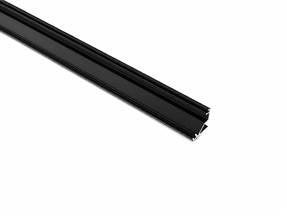 Профіль кутовий LED GLAX GTV L=2 м, чорний