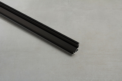Профиль угловой LED GLAX GTV L=2 м, черный