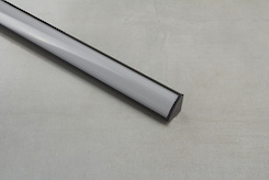 Профіль кутовий LED GTV L = 2 м, чорний