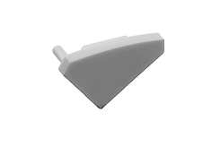 Комплект заглушок GTV для кутового профілю з LED підсвічуванням, сіра