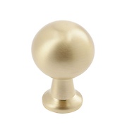 Меблева ручка-кнопка GTV NORD золото матове (GZ-NORD-1-18)