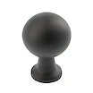 Мебельная ручка-кнопка GTV NORD черный матовый (GZ-NORD-1-20M)