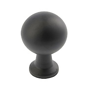 Меблева ручка-кнопка GTV NORD чорний матовий (GZ-NORD-1-20M)