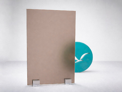 Скло сатиноване тоноване бронза 4 мм 2250х1605