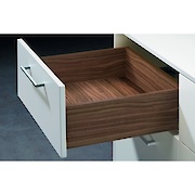 Напрямна Hettich Quadro 25 часткового висування з демпфером Silent System L=550 мм, ДСП 18мм, ліва (9291927)