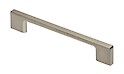 Мебельная ручка GTV  UZ-819 шлифованная сталь (UZ-819128-06)