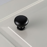 Меблева ручка-кнопка GTV BERGAMO чорний (GS-BERGA-1-20М)