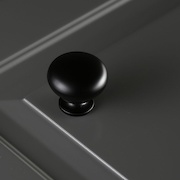 Меблева ручка-кнопка GTV BERGAMO чорний (GS-BERGA-1-20М)