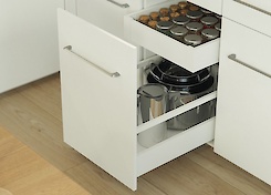 Шухляда GTV AXIS PRO H=168мм L=400мм, білий