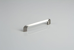 Меблева ручка GTV MILANO шліфована сталь (UZ-MILAN-128-06)