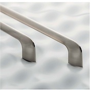 Меблева ручка GTV MILANO  шліфована сталь (UZ-MILAN-128-06)