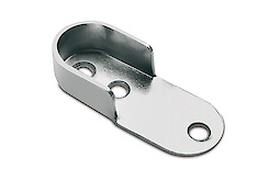 Крепление для овальной трубы GTV, хром