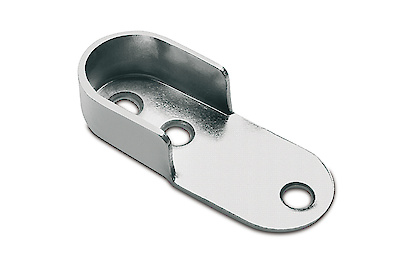 Кріплення тримач для овальної труби GTV, хром