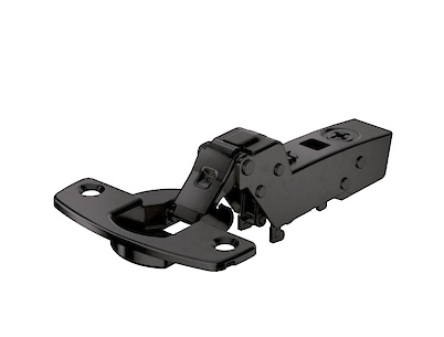 Петля Hettich Sensys 8646i для фасадов 10-19 мм внутренняя с доводчиком, угол открывания 110 °, черный обсидиан
