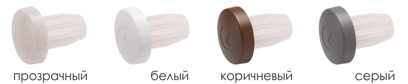 Новые цвета врезного демпфера Bi-materiale