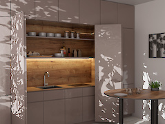 Компакт-плита Egger H1181 ST37 Дуб Галифакс табак с черным наполнением