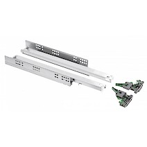 Напрямна прихованого монтажу GTV MODERN SLIDE PRO L=500 повного висування з дотягувачем, ДСП 18мм (PB-3D0SHX18-500-PRO)