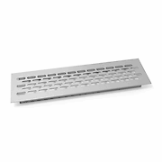 Вентиляционная решетка GTV алюминиевая 60х245мм, алюминий