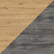 Стеновая панель EGGER с HPL пластиком 2-сторонняя H1318 ST10/H1486 ST36 4100х640х9.2мм