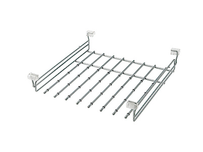 Вішалка для брюк (брючніця) для рамки Vibo Elite і Dream 455x103 (APP46ALVG) алюміній